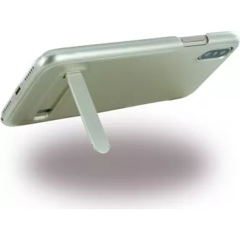 CYOO Brushed Stand - Cietais vāks - Apple iPhone X - Zelts