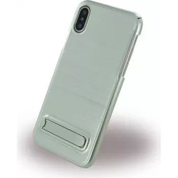 CYOO Brushed Stand - Cietais vāks - Apple iPhone X - Zelts