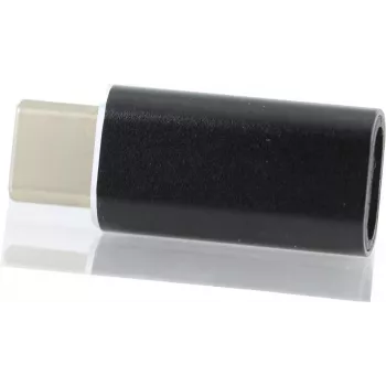 CYOO Lightning uz USB-C adapteris – melns pārveidotājs uzlādei un datu sinhronizācijai (CY122090)
