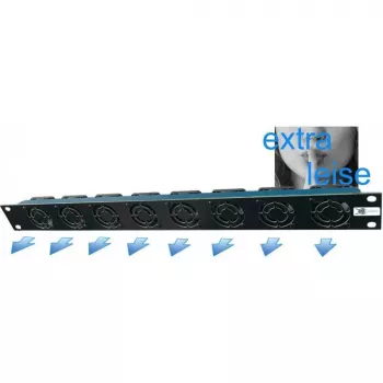 Liebernetz 19-SILENT ventilācijas bloks - horizontāla izplūde - 50 m³/h gaisa plūsma - 1U - 12V DC - īpaši kluss 15 dB - melns (90LN19LUE1HE8BRS)