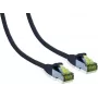 IT-BUDGET Vollkupfer Premium Patchkabel Cat.6A ar Cat.7 Rohkabel 600 MHz halogenfrei PoE+ 10GBit schwarz 5 m 90ITB6A7PK5S
