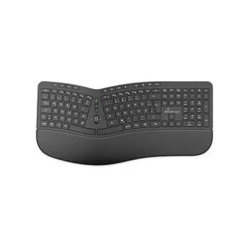 MediaRange Ergonomic bezvadu multivides klaviatūra QWERTZ melna MROS279