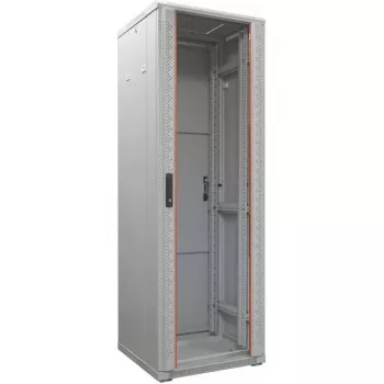 IT-BUDGET 19 inch tīkla skapis SRK - 42U - 600x600 mm - Stikla/metāla durvis - Salikts - Gaiši pelēks 99ITB19SRK4266GGNM