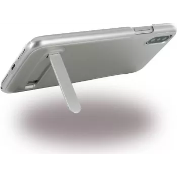 CYOO Brushed Stand Case Apple iPhone X / XS maciņš - sudraba