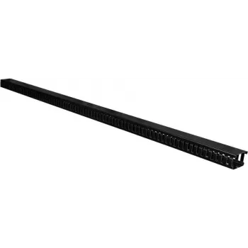 IT-BUDGET kabeļu kanāls - vertikālai vai horizontālai montāžai - H 37,5 x W 50 mm - ar montāžas materiāliem - melns - 1 metrs (90ITBKKV100S)
