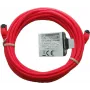 IT-BUDGET Vollkupfer Premium Patchkabel - Slim AWG 28 - Cat.8.1 - 2000 MHz - halogenfrei - PoE+ - 40GBit - rot - 5 m (90ITBSLIM81PK5R)