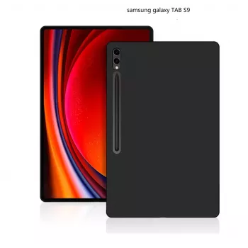 MRDISC aizmugurējais vāciņš Samsung Galaxy Tab S9 FE 11 collu planšetdatoram, melns TPU (MG-BCSGTABS9FESW)