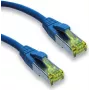 IT-BUDGET Full Copper Premium Patch Cable - Super Flex TPE - Cat.6A ar Cat.7 Raw Cable - 600 MHz - Bez halogēniem - PoE+ - 10 Gbit - Zils - 2 m 90ITBFLEX6A7PK2B