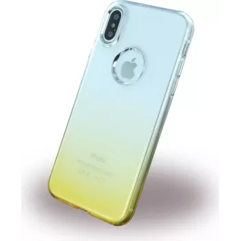 CYOO Ruber Soft silikona maciņš Apple iPhone X - zelta