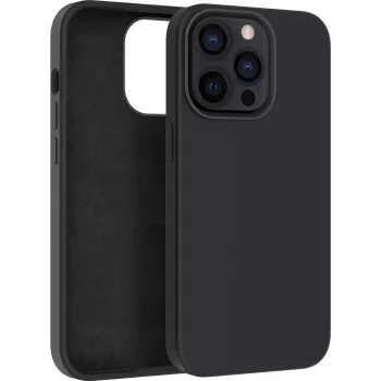 CYOO Premium šķidrā silikona futrālis Apple iPhone 14 Pro Max - melns CY122778