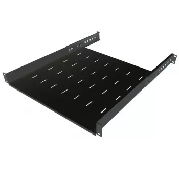IT-BUDGET 19 collu statīva plaukts / ierīču paplāte - 40 kg - 550 mm dziļums - melns (90ITB19FB550S)