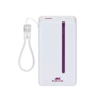 Rivacase VA2312 Power Bank 20000 mAh 22.5W balta