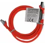 IT-BUDGET Full Copper Premium komutacinis kabelis - Flex AWG 26 - Cat.8.1 - 2000 MHz - bez halogēna - PoE+ - 40Gbit - sarkans - 3 m 90ITBFLEX81PK3R