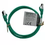 IT-BUDGET Cat.8.1 S/FTP pilna vara tīkla kabelis, 1m, zaļš, 40Gbps, LSZH, PoE+ 90ITBFLEX81PK1GR