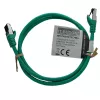IT-BUDGET Cat.8.1 S/FTP pilna vara tīkla kabelis, 1m, zaļš, 40Gbps, LSZH, PoE+ 90ITBFLEX81PK1GR
