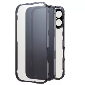 Black Rock Cover 360° Glass vāciņš Apple iPhone 16, melns 00228084