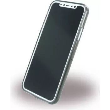 CYOO Ultra plāns silikona apvalks Apple iPhone X - melns