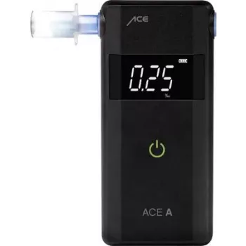 ACE OF SWEDEN ACE A alkometrs melns 0.00 līdz 4.00 ‰ ar trauksmes signālu, displeju un atskaites funkciju 107059
