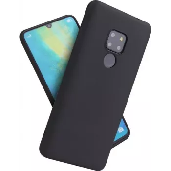 CYOO Premium šķidrā silikona apvalks Huawei Mate 20 - melns