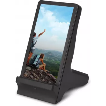 CYOO 2-in-1 foto rāmis un Qi bezvadu lādētājs - balts