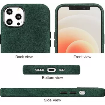 CYOO Alcantara Optik cietais maciņš iPhone 11 Pro - melns CY121183