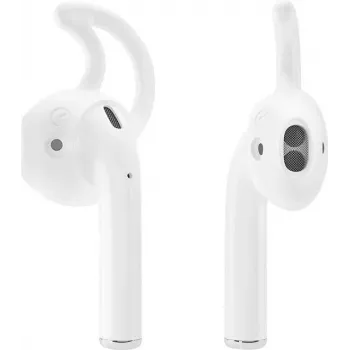 CYOO Sport silikona ausu uzlikas Apple AirPods austiņām - baltas (CY121414)