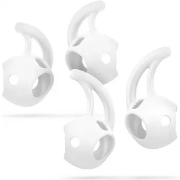 CYOO Sport silikona ausu uzlikas Apple AirPods austiņām - baltas (CY121414)