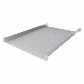 IT-BUDGET 19 inch fiksētais statīva plaukts, gaiši pelēks, 750 mm dziļš, 40 kg, 90ITB19FB750G
