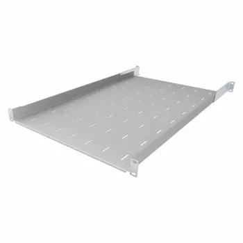 IT-BUDGET 19 inch fiksētais statīva plaukts, gaiši pelēks, 750 mm dziļš, 40 kg, 90ITB19FB750G