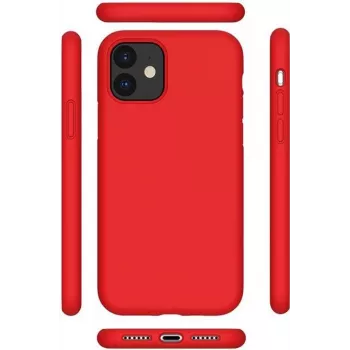 CYOO Premium šķidrā silikona apvalks Apple iPhone 12 Pro 6,1 collu - sarkans (CY121877)