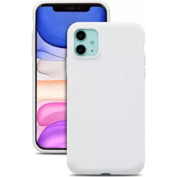 CYOO Premium šķidrā silikona apvalks Apple iPhone 12 Pro 6,1 collas - balts (CY121876)