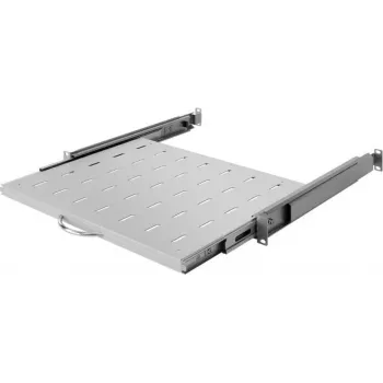 IT-BUDGET 19 inch izvelkamais plaukts, pilna izbīde, 30 kg slodze, 350 mm dziļums, gaiši pelēks (90ITBAFB350G)