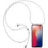 CYOO kaklarotas futrālis ar šņoru iPhone 12/12 Pro 6,1 inch - balts silikons CY122106