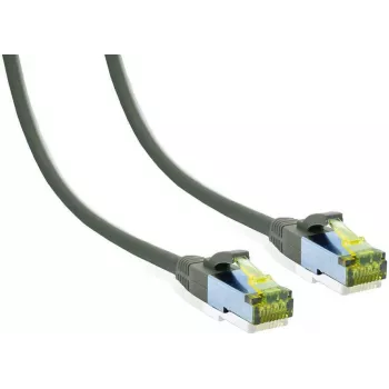 IT-BUDGET Cat.6A S/FTP tīkla kabelis, 2m, pelēks, 10Gbit, PoE+, LSZH 90ITB6A7PK2G