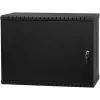 IT-BUDGET 19 inch sienas sadales skapis, 3U, mainīga dziļuma vertikālā uzstādīšana, 180 mm dziļš, maks. uzstādīšanas dziļums 300 mm, melns 90ITBWV19VTV3S