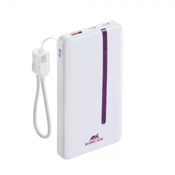 Rivacase VA2311 10000 mAh 22,5W ārējais akumulators balts