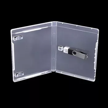 MediaRange BOX905 Tukšs Blu-ray maciņš USB zibatmiņai, 170x135mm, caurspīdīgs