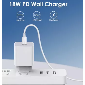CYOO PD01 20W USB-C Power Delivery sienas lādētājs - balts CY121761