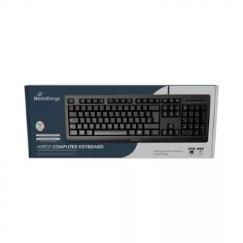 MediaRange MROS109-IT vadu USB 2.0 QWERTY itāļu klaviatūra, melna
