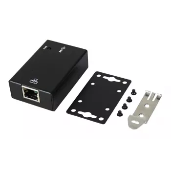 EXSYS EX-1321-WT USB 3.2 Gen1 uz Gigabit Ethernet adapteris ar DIN sliedes komplektu, metāla korpuss