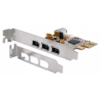 EXSYS EX-16500E-2 FireWire 1394a PCIe karte, 3+1 portu, TI čipseta