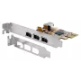 EXSYS EX-16500E-2 FireWire 1394a PCIe karte, 3+1 portu, TI čipseta