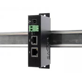 EXSYS EX-6007POE-WO PoE+ Gigabit inžektors, metāla korpuss, 12-24V DC ieeja, bez barošanas bloka