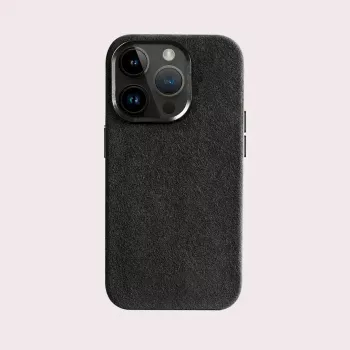 Cyoo Alcantara apvalks iPhone 15 Pro Max, melns (CY123275)