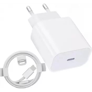 CYOO 20W USB-C sienas lādētājs ar USB-C uz Lightning kabeli (CY123221)