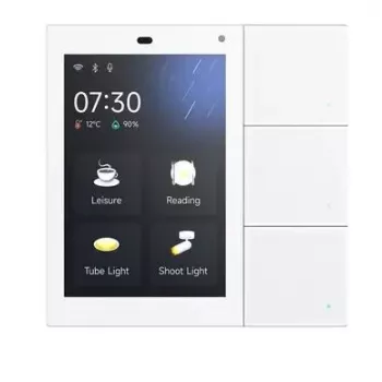 GVS Touchpanel S3 KNX telpas kontrolieris ar interkomu un lietotņu serveri, balts 503051170