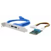 EXSYS EX-48010-3 Mini PCIe USB 3.2 Gen 1 kartīte ar 2 portiem (NEC)