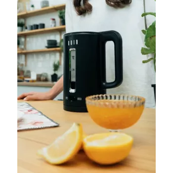 QUIN KTL-202 elektriskā tējkanna, 1,5 L, melna