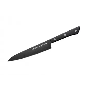 SAMURA Shadow universālais nazis 150mm AUS-8 nerūsējošais tērauds, melns