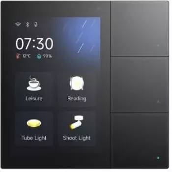 GVS Touchpanel S3 10,1 collu KNX skārienpanelis ar interkomu un lietotņu serveri, melns 503051163